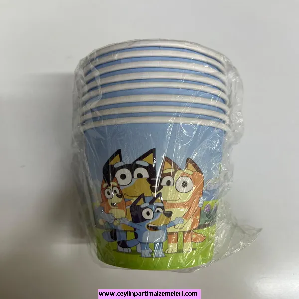 Bluey Temalı Karton Bardak